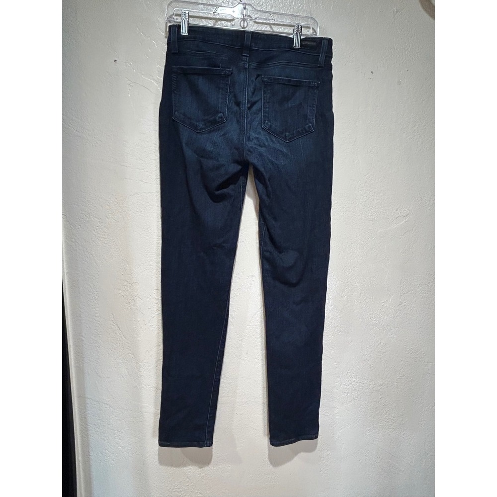 Paige Skyline Skinny Jeans Womens 29 Dark Indigo Blue Mid Rise Stretch Denim USA